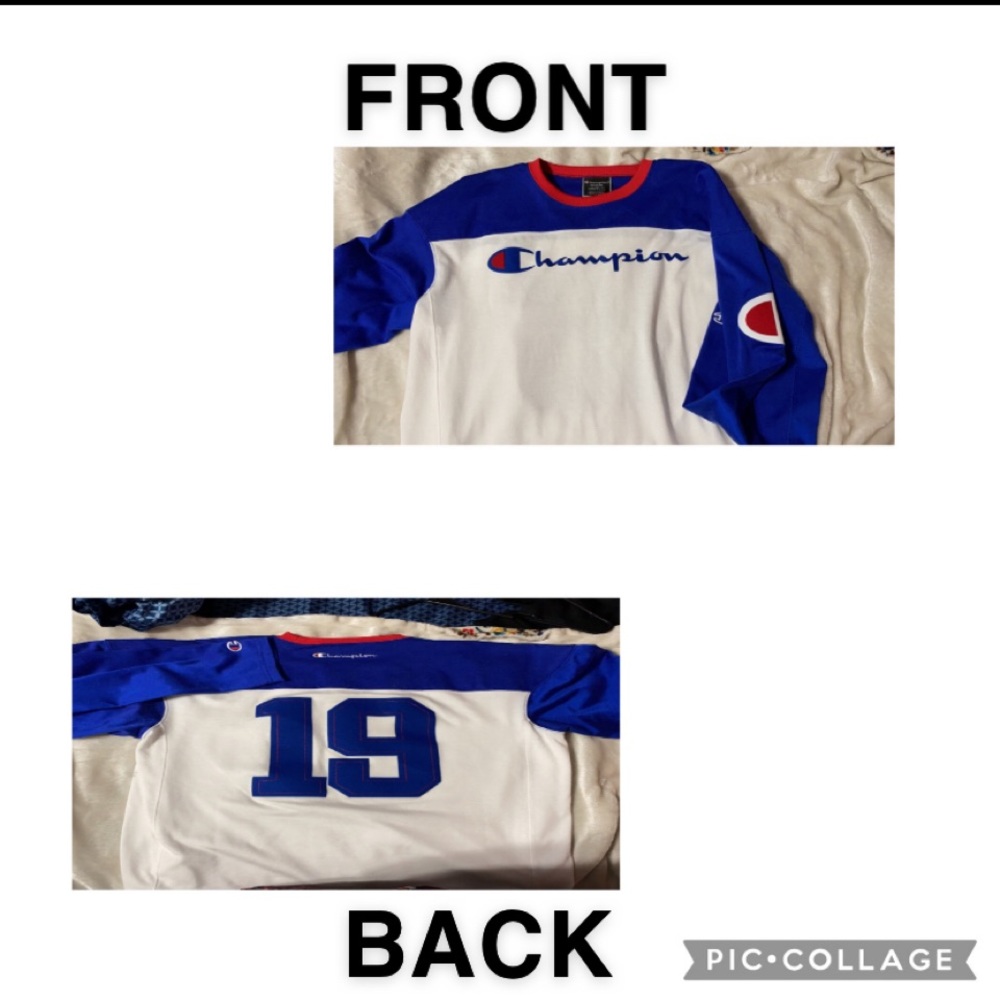 Champion long sleeve jersey